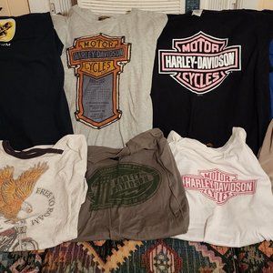 Harley-Davidson mens t shirts XXL lot of 9